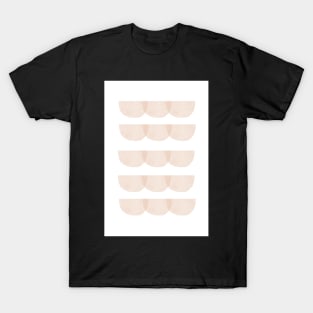 Pink collage shapes pattern T-Shirt